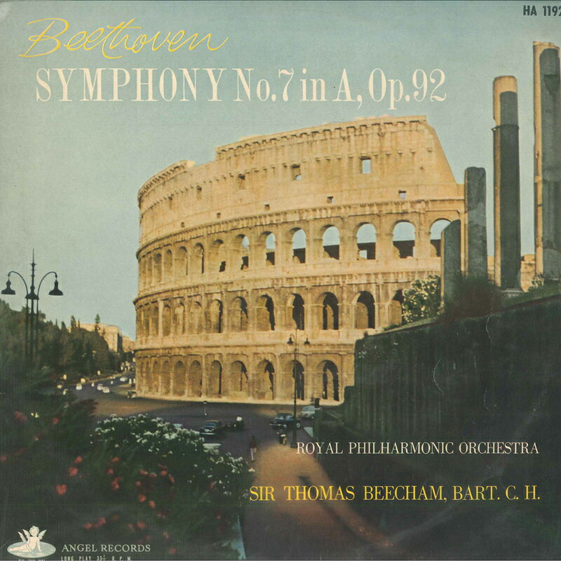 古典 - 【中古】LP Beethoven Beecham Royal Philharmonic Orchestra HA1192 ANGEL Japan Vinyl /00260
