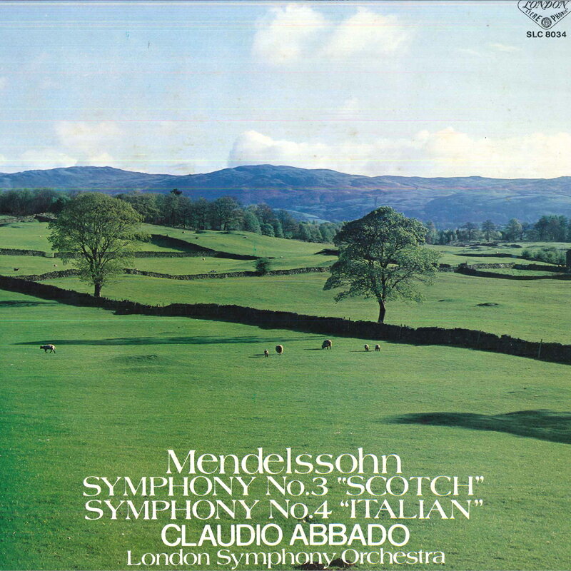 【中古】LP クラウディオ アバード指揮/ロン メンデルスゾーン/交響曲第3番イ短調 スコットランド , SLC8034 KING /00260