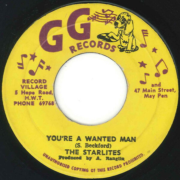 쥳ɥƥ ŷԾŹ㤨֡šۥޥ7 Starlites / G.G. All Stars Youre A Wanted Man / Back To Dubwise NONE GGs Records /00080פβǤʤ1,848ߤˤʤޤ