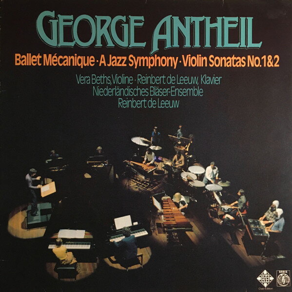쥳ɥƥ ŷԾŹ㤨֡šLP George Antheil Ballet Mecanique - A Jazz Symphony - Violin Sonatas 340943 Telefunken /00260פβǤʤ2,508ߤˤʤޤ