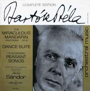 【中古】ハンガリーLP Bela Bartok - The Budapest Phi The Miraculous Mandarin - Pantomime, Op. 19 ..