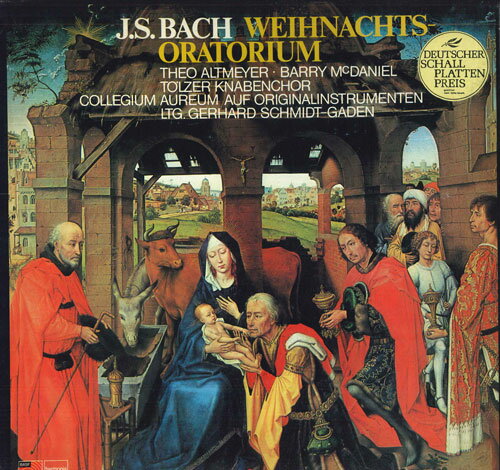 【中古】3LP Theo Altmeyer, Barry Mcdaniel, Bach Weihnachts-oratorium ULX30946H BASF /00920