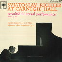 【中古】LP Sviatoslav Richter At Carnegie Hall Recorded In Actual Performance Hay OL...
