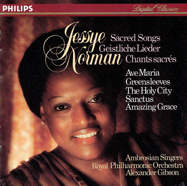米CD Jessye Norman / The Ambrosian Sacred Songs 4000192 Philips /00110
