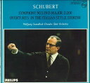 【中古】LP Dresden State Orchestra, Wolfg Schubert Symphony No.3 In D Major, D.200 / Overture SFL8568 PHILIPS /00260