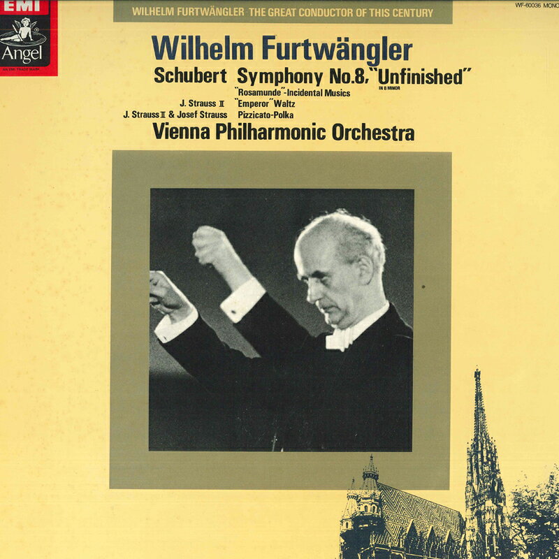 【中古】LP Wilhelm Furtwangler 永遠の巨匠フルトヴェングラーの芸術 / シューベルト : WF60036 EMI ANGEL /00260 recordcity-10406491 RECORD CITY 楽天市場店 パッケージ画像