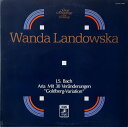 【中古】LP ワンダ・ランドフスカ J.s.バッハ ゴールトベルク変奏曲 GR70091 ANGEL /00260