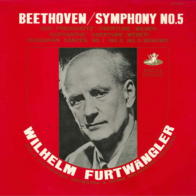 【中古】LP Wilhelm Furtwangler, Berlin Ph Beethoven: Symphony No.5 AB8093 ANGEL /00260