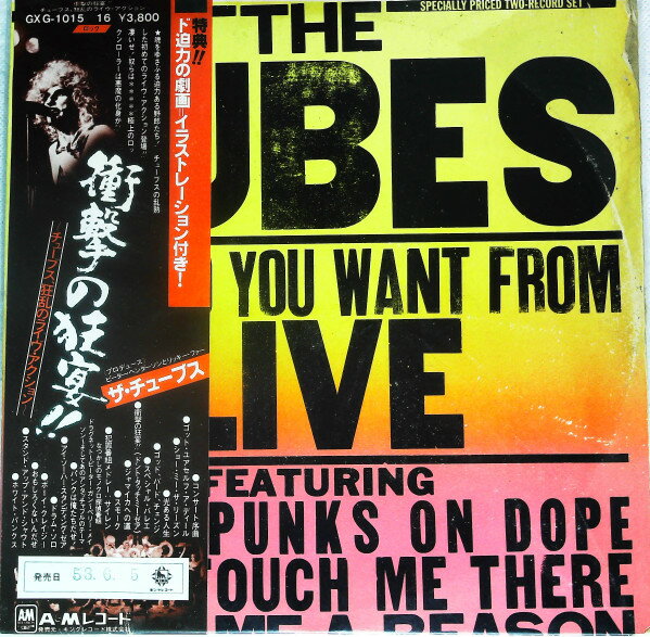 Artist Name: R - 【中古】2LP Tubes What Do You Want From Live GXG10156PROMO A&M プロモ /00660