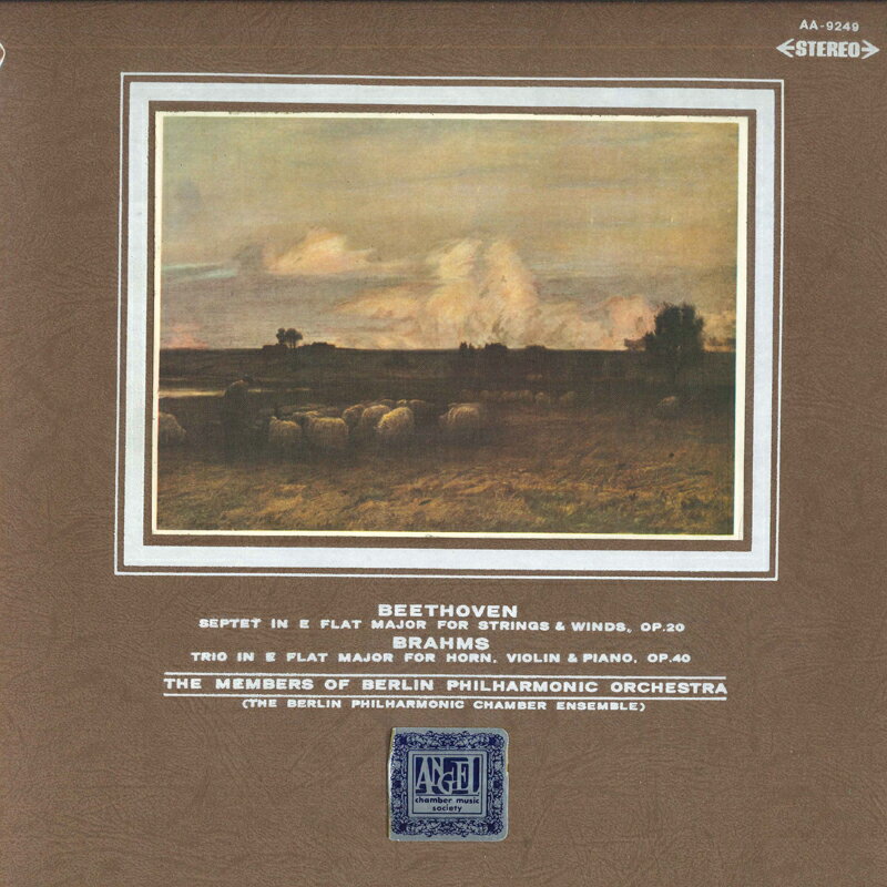 【中古】LP Members Of Berlin Philharmonic 「エンジェル室内楽教会」シリーズ（第13集） / ベート AA..