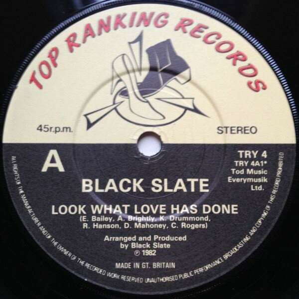 楽天レコードシティ 楽天市場店【中古】英7” Black Slate Look What Love Has Done / Dub Pon Creation TRY4 Top Ranking Records /00080