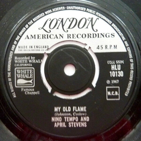 Artist Name: K - 【中古】7” Nino Tempo & April Stevens My Old Flame HLU10130 London Records /00080
