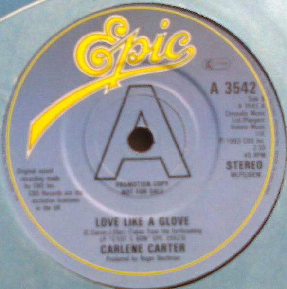 【中古】7” Carlene Carter Love Like A Glove A3542PROMO Epic プロモ /00080