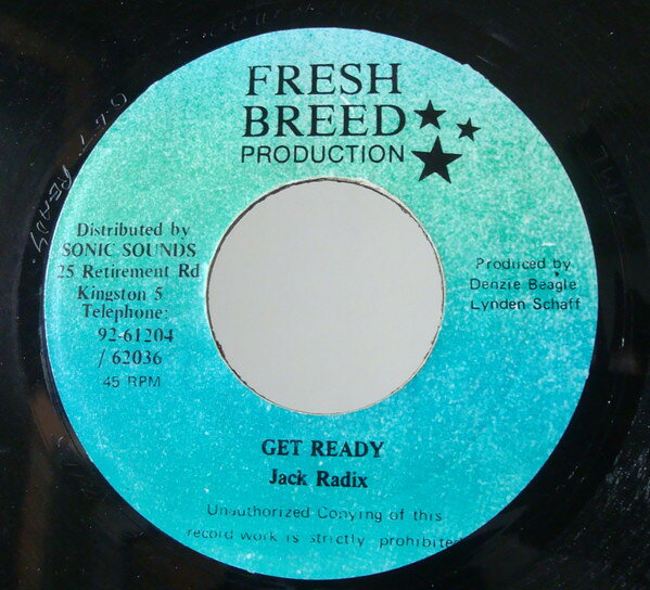 7” Jack Radics Get Ready / Get Ready Sound FNR4725 Fresh Breed Producti /00080