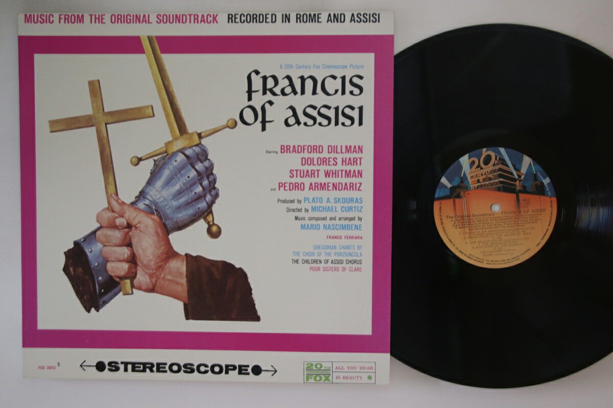 【中古】豪LP Mario Nascimbene Francis Of Assisi SFX3053 20TH FOX /00260