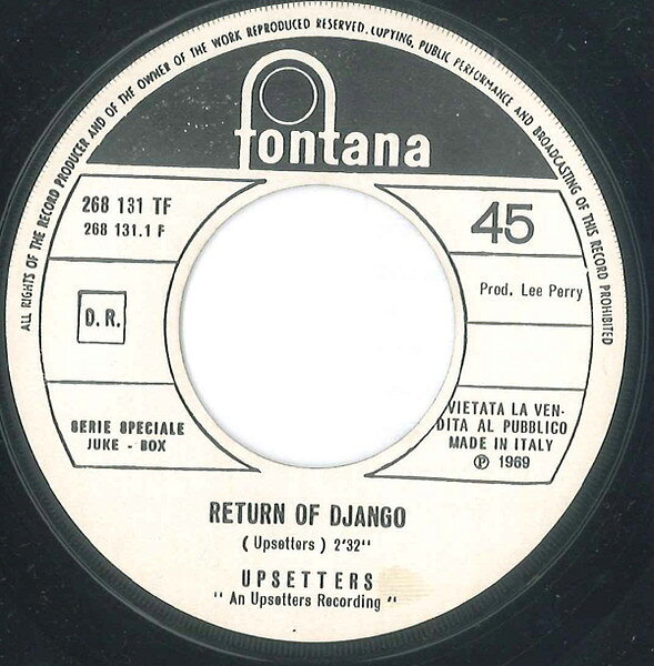 Artist Name: F - 【中古】伊7” Upsetters Return Of Django 268131TF Fontana /00080