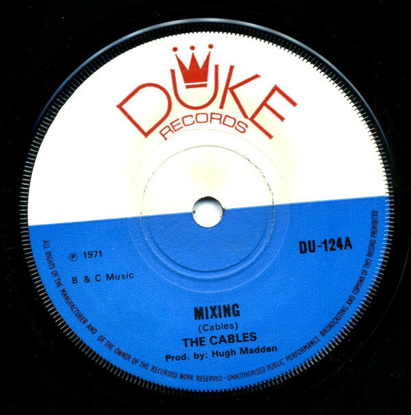 【中古】英7” Cables / In Crowd Mixing / In Orbit DU124 Duke Records /00080