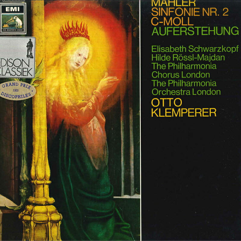 【中古】独2discs LP Otto Klemperer,elisabeth Schwa Mahler Sinfonie Nr.2 C-moll Auferstehung 1C163005701 EMI /00660