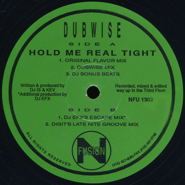 쥳ɥƥ ŷԾŹ㤨֡š12 Dubwise Hold Me Real Tight NFU1303 N-FUSION /00250פβǤʤ966ߤˤʤޤ