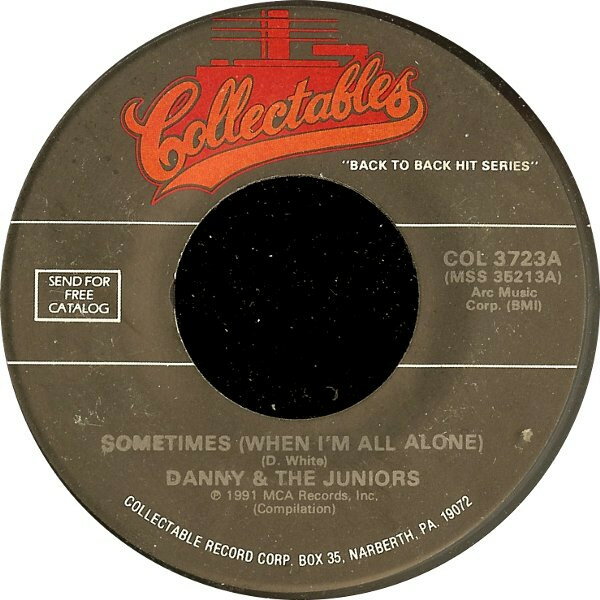 ・アーティスト Danny & The Juniors ・タイトル Sometimes (When I'm All Alone) / I Feel So Lonely ・レーベル・型番 COLLECTABLES COL3723 ・フォーマット 7インチレコード ・コンディション(盤) 良い (VG+) ・コンディション(ジャケット) プレインカバー（元ジャケット／カバー無し） ・コンディション(帯) オビなし ・特記事項 【盤に薄い跡】 サンプル画像です。実際の商品の画像ではありません 商品写真はバーコード/カタログ番号に対応したサンプル画像ですので、お送りする商品の画像ではありません。帯やライナーなどの付属品は、特記事項に記載されている場合のみ含まれます。プロモやカラーレコードなどの仕様についても、該当する場合のみ特記事項に記載しています。 【ご購入前に必ずご確認ください】 ・本店サイト(www.recordcity.jp)とは価格、送料が違います ・本店サイト、その他支店のオーダーとは同梱発送できません ・注文確定後に別の注文を頂いた場合、注文同士の同梱は致しかねます。 ・別倉庫から発送しているため、店頭受け渡しは対応しておりません ・一部商品は他の通販サイトでも販売しているため、ご注文のタイミングによっては商品のご用意ができない場合がございます。 ・土日祝日はお休みです 金曜・祝前日9時以降のご連絡またはご入金は、返答または発送が週明け・祝日明けに順次対応となります。 ・ご購入後のキャンセル不可 ご購入後のキャンセルはいかなる理由においてもお受けできません。ご了承の上、ご購入くださいませ。 ・日本郵便(ゆうパック/ゆうメール)によるお届けになります。 ・中古品であることをご理解ください 当ストアでは中古商品を主に販売しております。中古品であることをご理解の上ご購入ください。また、一部商品はRecordCityオンラインストアで試聴可能です。 ・返品について お客様のご都合による返品は一切承っておりません。 表記の内容と実際の商品に相違がある場合、また針飛び等で返品・返金をご希望される場合は、商品の到着後1週間以内にご連絡ください。商品の返送をこちらで確認後、キャンセル・返金を行います。 コンディションVG以下の商品は返品できません。プレイに影響のない表面のこすれ傷、プレス起因のノイズ盤は返品の対象外です。 【コンディション表記】 ・ほぼ新品(M-)(Like New) 完全な新品。未使用。当店ではほぼ使用しません ・非常に良い(EX)(Excellent) 中古盤として美品な状態。わずかな経年を感じるものの傷みを感じさせない、当店基準で最高の状態 ・良い(VG+)(Very Good Plus) 丁寧に扱われた中古品で、軽い使用感がみられる。 ・可(VG)(Acceptable) 使い込まれた中古品で、「良い」よりもさらに使用感がみられる。 ・悪い(VG-)(Bad) 状態が悪いアイテム。使用の保障はなく、再生不可、針飛び、目立つノイズがあるかもしれない。状態によるクレーム不可。返品不可。 ・非常に悪い(G)(Very Bad) 「悪い」よりさらに状態が悪いアイテム。使用の保障はなく、再生不可、針飛び、目立つノイズがあるかもしれない。状態によるクレーム不可。返品不可。 ・ジャンク(Fair)(Junk/Fair) 割れている、反っている、水ダメージがある、カビ、ジャケットが分離している、ひどい書き込み、ひどい擦れなど最低の状態。使用の保障はなく、再生不可、針飛び、目立つノイズがあるかもしれない。状態によるクレーム不可。返品不可。 ・ジャンク(Poor)(Junk/Poor) 割れている、反っている、水ダメージがある、カビ、ジャケットが分離している、ひどい書き込み、ひどい擦れなど最低の状態。使用の保障はなく、再生不可、針飛び、目立つノイズがあるかもしれない。状態によるクレーム不可。返品不可。