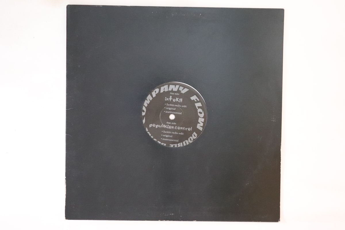 【中古】12” Company Flow Infokill / Population Control OFF12021 Official Recordings US /00250