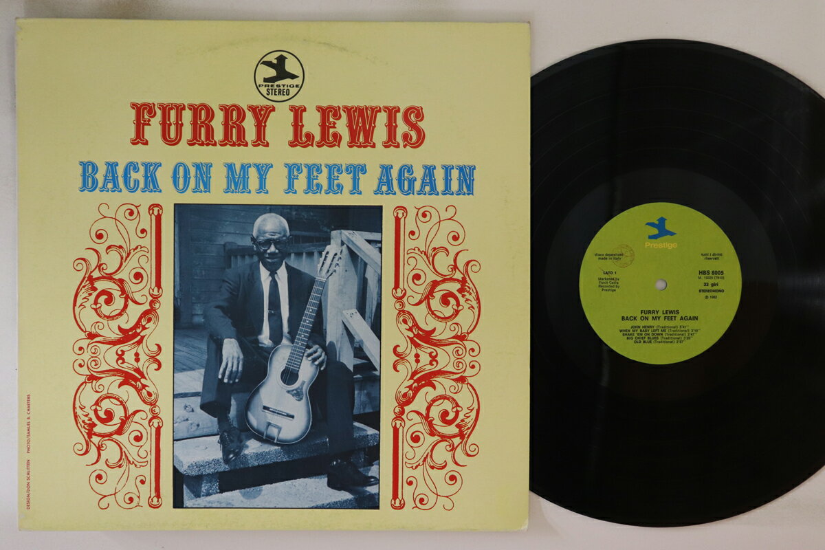 【中古】伊LP Furry Lewis Back On My Feet Again HBS8005 PRESTIGE /00260