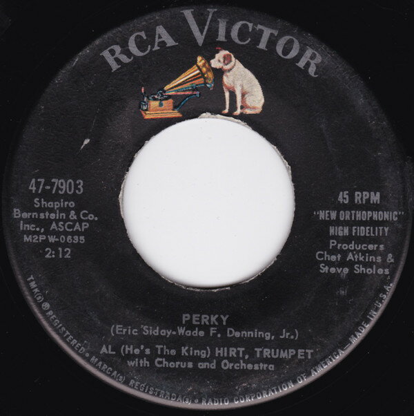 【中古】米7” Al (Hes The King) Hirt Perky 477903 RCA VICTOR /00080