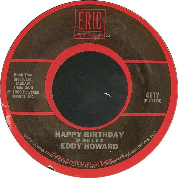 쥳ɥƥ ŷԾŹ㤨֡š7 Eddy Howard Happy Birthday / Anniversary Waltz 4117 Eric Records /00080פβǤʤ583ߤˤʤޤ