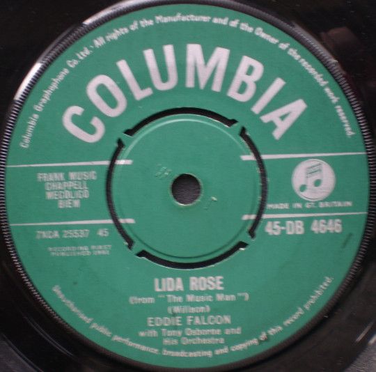 【中古】英7” Eddie Falcon, Tony Osborne & H Lida Rose / If Ever I Should Fall In Love 45DB4646 Columbia /00080