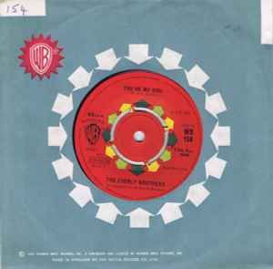 【中古】英7” Everly Brothers Youre My Girl / Dont Let The Whole World Know WB154 Warner Bros. Records /00080