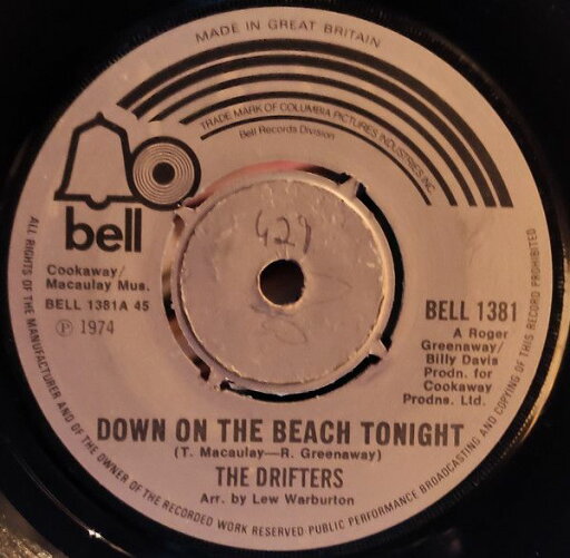 【中古】アイルランド7” Drifters Down On The Beach Tonight BELL1381 Bell Records /00080 【中古】アイルランド7” Drifters Down On The Beach Tonight BELL1381 Bell Records /00080