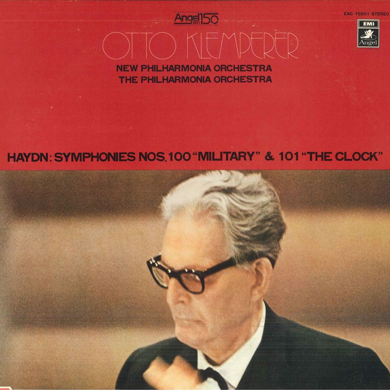 LP Haydn, Klemperer, New Philharm Symphonies Nos.100 ”military” &amp; 101 ”the Clock” EAC70201 ANGEL /00260