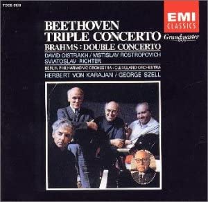 【中古】CD David Oistrakh, Mstislav Rostr Beethoven: Triple Concerto / Brahms: Double Concert TOCE3133 EMI 未開封 /00110