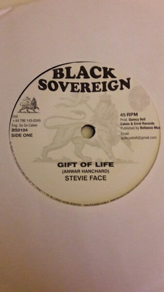 【中古】英7” Stevie Face Gift Of Life BS0104 Black Sovereign /00080