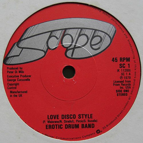 【中古】英7” Erotic Drum Band Love Disco Style / Jerky Rhythm SC1 Scope /00080 【中古】英7” Erotic Drum Band Love Disco Style / Jerky Rhythm SC1 Scope /00080