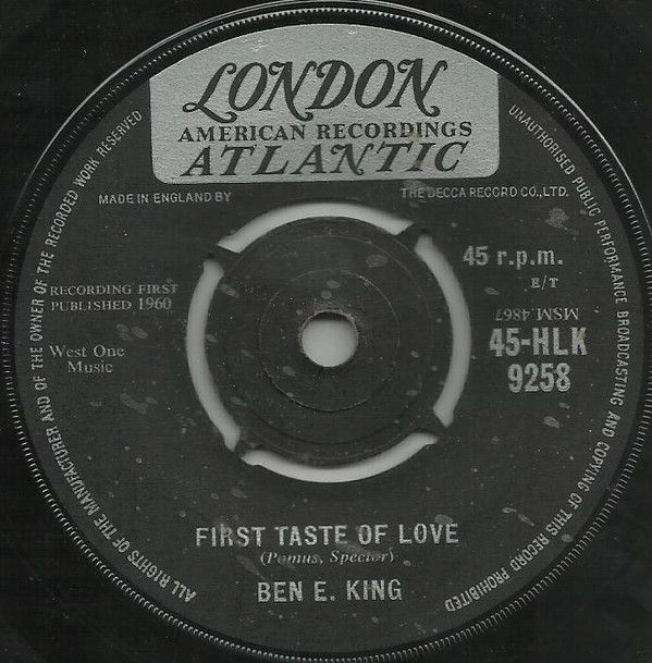 【中古】英7” Ben E. King First Taste Of Love 45HLK9258 London Records, Lond /00080
