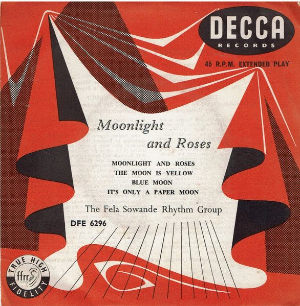 【中古】英7” Fela Sowande Rhythm Group Moonlight And Roses DFE6296 Decca /00080