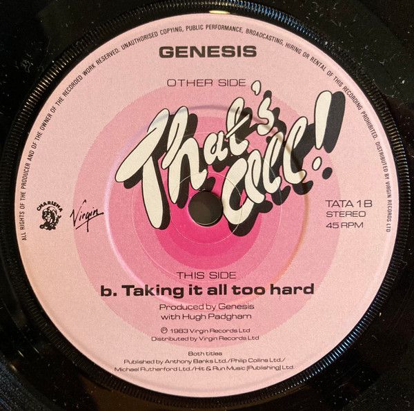 ・アーティスト Genesis ・タイトル That's All ・レーベル・型番 Virgin, Charisma TATA1 ・フォーマット 7インチレコード ・コンディション(盤) 非常に良い(EX) ・コンディション(ジャケット) 非常に良い(EX) ・コンディション(帯) オビなし ・特記事項 【Solid Center】 サンプル画像です。実際の商品の画像ではありません 商品写真はバーコード/カタログ番号に対応したサンプル画像ですので、お送りする商品の画像ではありません。帯やライナーなどの付属品は、特記事項に記載されている場合のみ含まれます。プロモやカラーレコードなどの仕様についても、該当する場合のみ特記事項に記載しています。 【ご購入前に必ずご確認ください】 ・本店サイト(www.recordcity.jp)とは価格、送料が違います ・本店サイト、その他支店のオーダーとは同梱発送できません ・注文確定後に別の注文を頂いた場合、注文同士の同梱は致しかねます。 ・別倉庫から発送しているため、店頭受け渡しは対応しておりません ・一部商品は他の通販サイトでも販売しているため、ご注文のタイミングによっては商品のご用意ができない場合がございます。 ・土日祝日はお休みです 金曜・祝前日9時以降のご連絡またはご入金は、返答または発送が週明け・祝日明けに順次対応となります。 ・ご購入後のキャンセル不可 ご購入後のキャンセルはいかなる理由においてもお受けできません。ご了承の上、ご購入くださいませ。 ・日本郵便(ゆうパック/ゆうメール)によるお届けになります。 ・中古品であることをご理解ください 当ストアでは中古商品を主に販売しております。中古品であることをご理解の上ご購入ください。また、一部商品はRecordCityオンラインストアで試聴可能です。 ・返品について お客様のご都合による返品は一切承っておりません。 表記の内容と実際の商品に相違がある場合、また針飛び等で返品・返金をご希望される場合は、商品の到着後1週間以内にご連絡ください。商品の返送をこちらで確認後、キャンセル・返金を行います。 コンディションVG以下の商品は返品できません。プレイに影響のない表面のこすれ傷、プレス起因のノイズ盤は返品の対象外です。 【コンディション表記】 ・ほぼ新品(M-)(Like New) 完全な新品。未使用。当店ではほぼ使用しません ・非常に良い(EX)(Excellent) 中古盤として美品な状態。わずかな経年を感じるものの傷みを感じさせない、当店基準で最高の状態 ・良い(VG+)(Very Good Plus) 丁寧に扱われた中古品で、軽い使用感がみられる。 ・可(VG)(Acceptable) 使い込まれた中古品で、「良い」よりもさらに使用感がみられる。 ・悪い(VG-)(Bad) 状態が悪いアイテム。使用の保障はなく、再生不可、針飛び、目立つノイズがあるかもしれない。状態によるクレーム不可。返品不可。 ・非常に悪い(G)(Very Bad) 「悪い」よりさらに状態が悪いアイテム。使用の保障はなく、再生不可、針飛び、目立つノイズがあるかもしれない。状態によるクレーム不可。返品不可。 ・ジャンク(Fair)(Junk/Fair) 割れている、反っている、水ダメージがある、カビ、ジャケットが分離している、ひどい書き込み、ひどい擦れなど最低の状態。使用の保障はなく、再生不可、針飛び、目立つノイズがあるかもしれない。状態によるクレーム不可。返品不可。 ・ジャンク(Poor)(Junk/Poor) 割れている、反っている、水ダメージがある、カビ、ジャケットが分離している、ひどい書き込み、ひどい擦れなど最低の状態。使用の保障はなく、再生不可、針飛び、目立つノイズがあるかもしれない。状態によるクレーム不可。返品不可。