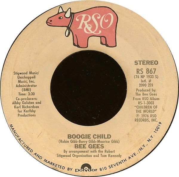 ・アーティスト Bee Gees ・タイトル Boogie Child ・レーベル・型番 RSO RS867 ・フォーマット 7インチレコード ・コンディション(盤) 非常に良い(EX) ・コンディション(ジャケット) プレインカバー（元ジャケット／カバー無し） ・コンディション(帯) オビなし ・特記事項 サンプル画像です。実際の商品の画像ではありません 商品写真はバーコード/カタログ番号に対応したサンプル画像ですので、お送りする商品の画像ではありません。帯やライナーなどの付属品は、特記事項に記載されている場合のみ含まれます。プロモやカラーレコードなどの仕様についても、該当する場合のみ特記事項に記載しています。 【ご購入前に必ずご確認ください】 ・本店サイト(www.recordcity.jp)とは価格、送料が違います ・本店サイト、その他支店のオーダーとは同梱発送できません ・注文確定後に別の注文を頂いた場合、注文同士の同梱は致しかねます。 ・別倉庫から発送しているため、店頭受け渡しは対応しておりません ・一部商品は他の通販サイトでも販売しているため、ご注文のタイミングによっては商品のご用意ができない場合がございます。 ・土日祝日はお休みです 金曜・祝前日9時以降のご連絡またはご入金は、返答または発送が週明け・祝日明けに順次対応となります。 ・ご購入後のキャンセル不可 ご購入後のキャンセルはいかなる理由においてもお受けできません。ご了承の上、ご購入くださいませ。 ・日本郵便(ゆうパック/ゆうメール)によるお届けになります。 ・中古品であることをご理解ください 当ストアでは中古商品を主に販売しております。中古品であることをご理解の上ご購入ください。また、一部商品はRecordCityオンラインストアで試聴可能です。 ・返品について お客様のご都合による返品は一切承っておりません。 表記の内容と実際の商品に相違がある場合、また針飛び等で返品・返金をご希望される場合は、商品の到着後1週間以内にご連絡ください。商品の返送をこちらで確認後、キャンセル・返金を行います。 コンディションVG以下の商品は返品できません。プレイに影響のない表面のこすれ傷、プレス起因のノイズ盤は返品の対象外です。 【コンディション表記】 ・ほぼ新品(M-)(Like New) 完全な新品。未使用。当店ではほぼ使用しません ・非常に良い(EX)(Excellent) 中古盤として美品な状態。わずかな経年を感じるものの傷みを感じさせない、当店基準で最高の状態 ・良い(VG+)(Very Good Plus) 丁寧に扱われた中古品で、軽い使用感がみられる。 ・可(VG)(Acceptable) 使い込まれた中古品で、「良い」よりもさらに使用感がみられる。 ・悪い(VG-)(Bad) 状態が悪いアイテム。使用の保障はなく、再生不可、針飛び、目立つノイズがあるかもしれない。状態によるクレーム不可。返品不可。 ・非常に悪い(G)(Very Bad) 「悪い」よりさらに状態が悪いアイテム。使用の保障はなく、再生不可、針飛び、目立つノイズがあるかもしれない。状態によるクレーム不可。返品不可。 ・ジャンク(Fair)(Junk/Fair) 割れている、反っている、水ダメージがある、カビ、ジャケットが分離している、ひどい書き込み、ひどい擦れなど最低の状態。使用の保障はなく、再生不可、針飛び、目立つノイズがあるかもしれない。状態によるクレーム不可。返品不可。 ・ジャンク(Poor)(Junk/Poor) 割れている、反っている、水ダメージがある、カビ、ジャケットが分離している、ひどい書き込み、ひどい擦れなど最低の状態。使用の保障はなく、再生不可、針飛び、目立つノイズがあるかもしれない。状態によるクレーム不可。返品不可。