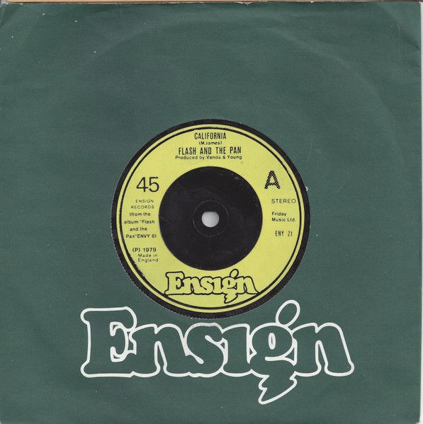 Artist Name: J - 【中古】英7” Flash & The Pan California ENY21 Ensign /00080