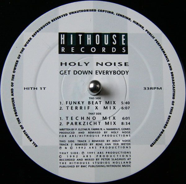 ・アーティスト Holy Noise ・タイトル Get Down Everybody (Remixes) ・レーベル・型番 Hithouse Records HITH1T ・フォーマット 12インチレコード ・コンディション(盤) 良い (VG+) ・コンディション(ジャケット) 良い (VG+) ・コンディション(帯) オビなし ・特記事項 【盤に薄い跡】【盤汚れ】 サンプル画像です。実際の商品の画像ではありません 商品写真はバーコード/カタログ番号に対応したサンプル画像ですので、お送りする商品の画像ではありません。帯やライナーなどの付属品は、特記事項に記載されている場合のみ含まれます。プロモやカラーレコードなどの仕様についても、該当する場合のみ特記事項に記載しています。 【ご購入前に必ずご確認ください】 ・本店サイト(www.recordcity.jp)とは価格、送料が違います ・本店サイト、その他支店のオーダーとは同梱発送できません ・注文確定後に別の注文を頂いた場合、注文同士の同梱は致しかねます。 ・別倉庫から発送しているため、店頭受け渡しは対応しておりません ・一部商品は他の通販サイトでも販売しているため、ご注文のタイミングによっては商品のご用意ができない場合がございます。 ・土日祝日はお休みです 金曜・祝前日9時以降のご連絡またはご入金は、返答または発送が週明け・祝日明けに順次対応となります。 ・ご購入後のキャンセル不可 ご購入後のキャンセルはいかなる理由においてもお受けできません。ご了承の上、ご購入くださいませ。 ・日本郵便(ゆうパック/ゆうメール)によるお届けになります。 ・中古品であることをご理解ください 当ストアでは中古商品を主に販売しております。中古品であることをご理解の上ご購入ください。また、一部商品はRecordCityオンラインストアで試聴可能です。 ・返品について お客様のご都合による返品は一切承っておりません。 表記の内容と実際の商品に相違がある場合、また針飛び等で返品・返金をご希望される場合は、商品の到着後1週間以内にご連絡ください。商品の返送をこちらで確認後、キャンセル・返金を行います。 コンディションVG以下の商品は返品できません。プレイに影響のない表面のこすれ傷、プレス起因のノイズ盤は返品の対象外です。 【コンディション表記】 ・ほぼ新品(M-)(Like New) 完全な新品。未使用。当店ではほぼ使用しません ・非常に良い(EX)(Excellent) 中古盤として美品な状態。わずかな経年を感じるものの傷みを感じさせない、当店基準で最高の状態 ・良い(VG+)(Very Good Plus) 丁寧に扱われた中古品で、軽い使用感がみられる。 ・可(VG)(Acceptable) 使い込まれた中古品で、「良い」よりもさらに使用感がみられる。 ・悪い(VG-)(Bad) 状態が悪いアイテム。使用の保障はなく、再生不可、針飛び、目立つノイズがあるかもしれない。状態によるクレーム不可。返品不可。 ・非常に悪い(G)(Very Bad) 「悪い」よりさらに状態が悪いアイテム。使用の保障はなく、再生不可、針飛び、目立つノイズがあるかもしれない。状態によるクレーム不可。返品不可。 ・ジャンク(Fair)(Junk/Fair) 割れている、反っている、水ダメージがある、カビ、ジャケットが分離している、ひどい書き込み、ひどい擦れなど最低の状態。使用の保障はなく、再生不可、針飛び、目立つノイズがあるかもしれない。状態によるクレーム不可。返品不可。 ・ジャンク(Poor)(Junk/Poor) 割れている、反っている、水ダメージがある、カビ、ジャケットが分離している、ひどい書き込み、ひどい擦れなど最低の状態。使用の保障はなく、再生不可、針飛び、目立つノイズがあるかもしれない。状態によるクレーム不可。返品不可。
