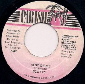 Other - 【中古】ジャマイカ7” Scotty Best Of Me TA007 Parish /00080