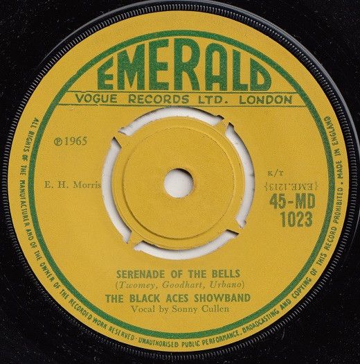 【中古】英7” Black Aces Showband Serenade Of The Bells 45MD1023 Emerald /00080
