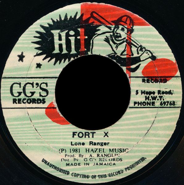 藝人名: U - 【中古】ジャマイカ7” Lone Ranger Fort X NONE Hit /00080