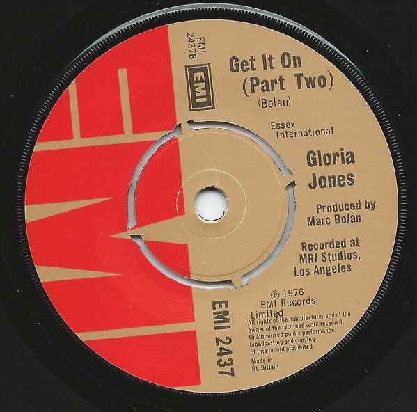 【中古】英7” Gloria Jones Get It On EMI2437 EMI /00080