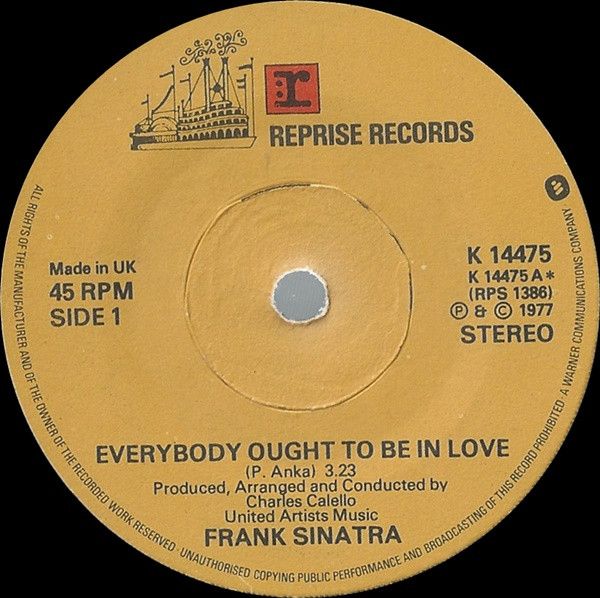 ・アーティスト Frank Sinatra ・タイトル Everybody Ought To Be In Love ・レーベル・型番 Reprise Records K14475 ・フォーマット 7インチレコード ・コンディション(盤) 良い (VG+) ・コンディション(ジャケット) 良い (VG+) ・コンディション(帯) オビなし ・特記事項 【カバーにスタンプ】【レーベルにスタンプ】【company sleeve】 サンプル画像です。実際の商品の画像ではありません 商品写真はバーコード/カタログ番号に対応したサンプル画像ですので、お送りする商品の画像ではありません。帯やライナーなどの付属品は、特記事項に記載されている場合のみ含まれます。プロモやカラーレコードなどの仕様についても、該当する場合のみ特記事項に記載しています。 【ご購入前に必ずご確認ください】 ・本店サイト(www.recordcity.jp)とは価格、送料が違います ・本店サイト、その他支店のオーダーとは同梱発送できません ・注文確定後に別の注文を頂いた場合、注文同士の同梱は致しかねます。 ・別倉庫から発送しているため、店頭受け渡しは対応しておりません ・一部商品は他の通販サイトでも販売しているため、ご注文のタイミングによっては商品のご用意ができない場合がございます。 ・土日祝日はお休みです 金曜・祝前日9時以降のご連絡またはご入金は、返答または発送が週明け・祝日明けに順次対応となります。 ・ご購入後のキャンセル不可 ご購入後のキャンセルはいかなる理由においてもお受けできません。ご了承の上、ご購入くださいませ。 ・日本郵便(ゆうパック/ゆうメール)によるお届けになります。 ・中古品であることをご理解ください 当ストアでは中古商品を主に販売しております。中古品であることをご理解の上ご購入ください。また、一部商品はRecordCityオンラインストアで試聴可能です。 ・返品について お客様のご都合による返品は一切承っておりません。 表記の内容と実際の商品に相違がある場合、また針飛び等で返品・返金をご希望される場合は、商品の到着後1週間以内にご連絡ください。商品の返送をこちらで確認後、キャンセル・返金を行います。 コンディションVG以下の商品は返品できません。プレイに影響のない表面のこすれ傷、プレス起因のノイズ盤は返品の対象外です。 【コンディション表記】 ・ほぼ新品(M-)(Like New) 完全な新品。未使用。当店ではほぼ使用しません ・非常に良い(EX)(Excellent) 中古盤として美品な状態。わずかな経年を感じるものの傷みを感じさせない、当店基準で最高の状態 ・良い(VG+)(Very Good Plus) 丁寧に扱われた中古品で、軽い使用感がみられる。 ・可(VG)(Acceptable) 使い込まれた中古品で、「良い」よりもさらに使用感がみられる。 ・悪い(VG-)(Bad) 状態が悪いアイテム。使用の保障はなく、再生不可、針飛び、目立つノイズがあるかもしれない。状態によるクレーム不可。返品不可。 ・非常に悪い(G)(Very Bad) 「悪い」よりさらに状態が悪いアイテム。使用の保障はなく、再生不可、針飛び、目立つノイズがあるかもしれない。状態によるクレーム不可。返品不可。 ・ジャンク(Fair)(Junk/Fair) 割れている、反っている、水ダメージがある、カビ、ジャケットが分離している、ひどい書き込み、ひどい擦れなど最低の状態。使用の保障はなく、再生不可、針飛び、目立つノイズがあるかもしれない。状態によるクレーム不可。返品不可。 ・ジャンク(Poor)(Junk/Poor) 割れている、反っている、水ダメージがある、カビ、ジャケットが分離している、ひどい書き込み、ひどい擦れなど最低の状態。使用の保障はなく、再生不可、針飛び、目立つノイズがあるかもしれない。状態によるクレーム不可。返品不可。