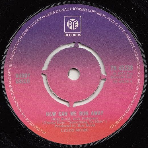 š۱7 Buddy Greco How Can We Run Away 7N45238 Pye Records /00080