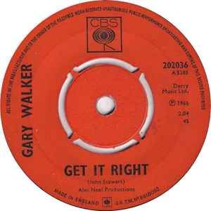 【中古】英7” Gary Walker You Dont Love Me 202036 CBS /00080