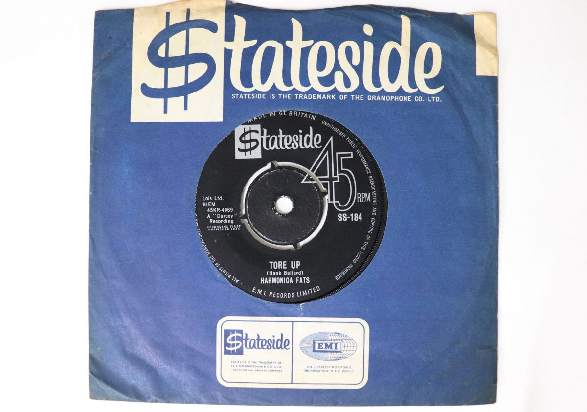 【中古】英7” Harmonica Fats Tore Up / I Get So Tired SS184 STATESIDE /00080