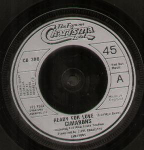 【中古】英7” Cimarons Ready For Love / So Real CB380 Charisma /00080